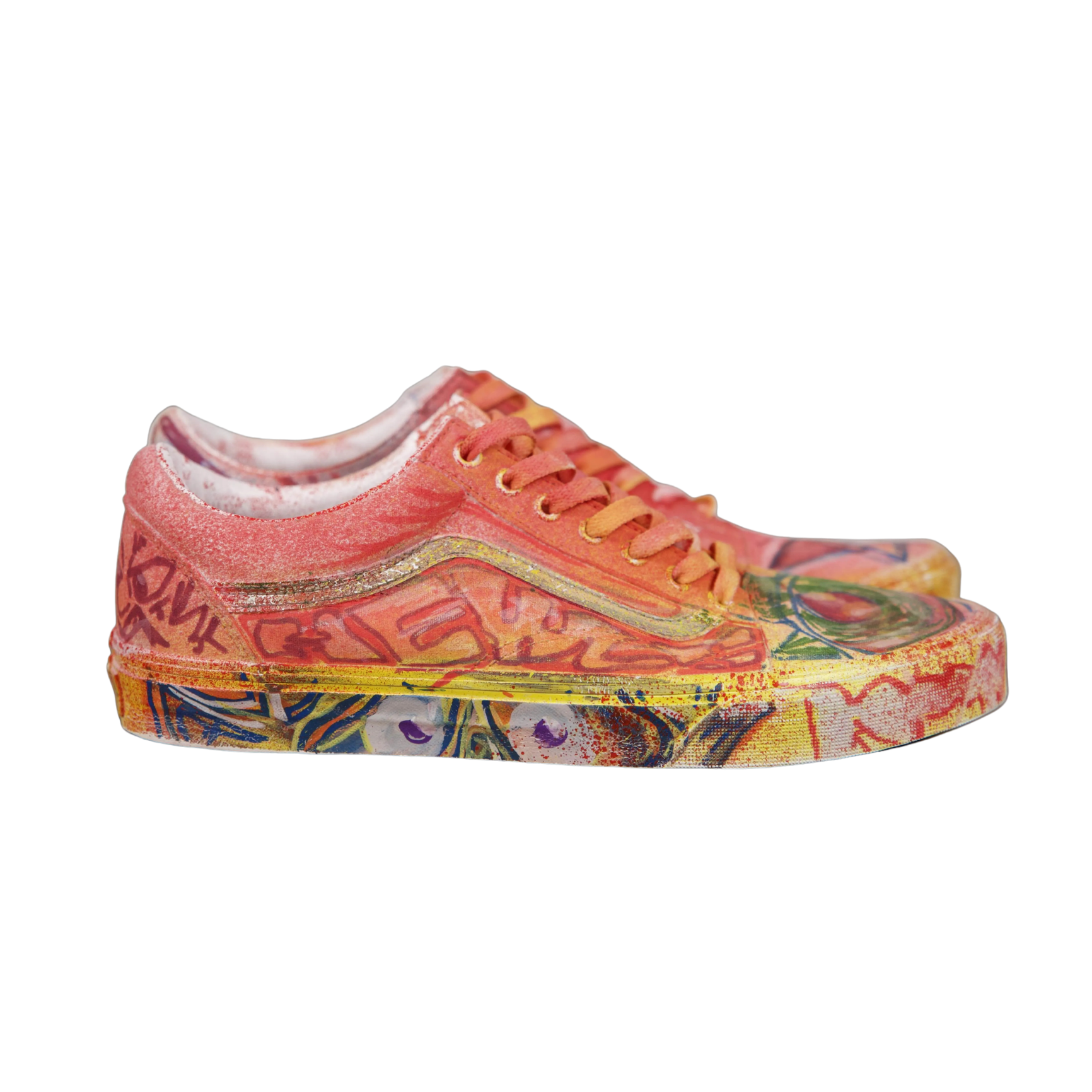 “Sun Kissed” HEMS Grafitti Vans Low Tops